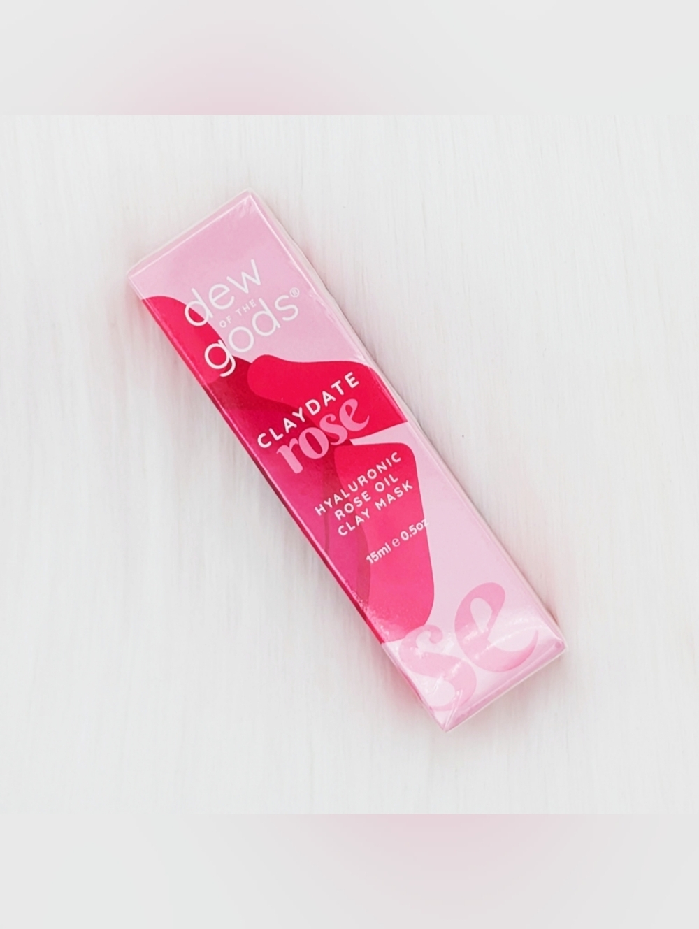 🔴 DEW OF THE GODS Clay Date Rose Hyaluronic Rose Oil Clay Mask - Travel Size